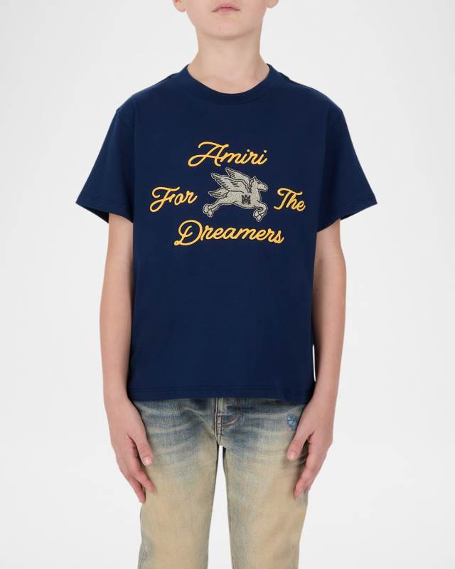 Kid's Dreamers Logo Short-Sleeve T-Shirt, Size 4-12